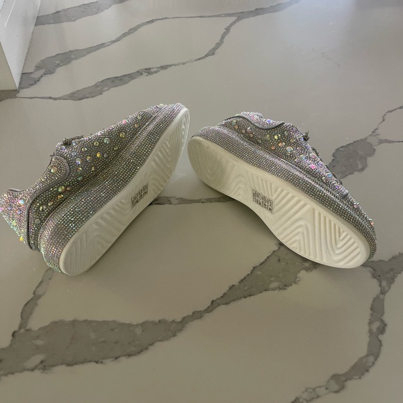 COPY - 🪩 NEW Azalea Wang sparkle glitter sneakers sz 9 or 39. 🪩 watch the video… - Picture 4 of 13